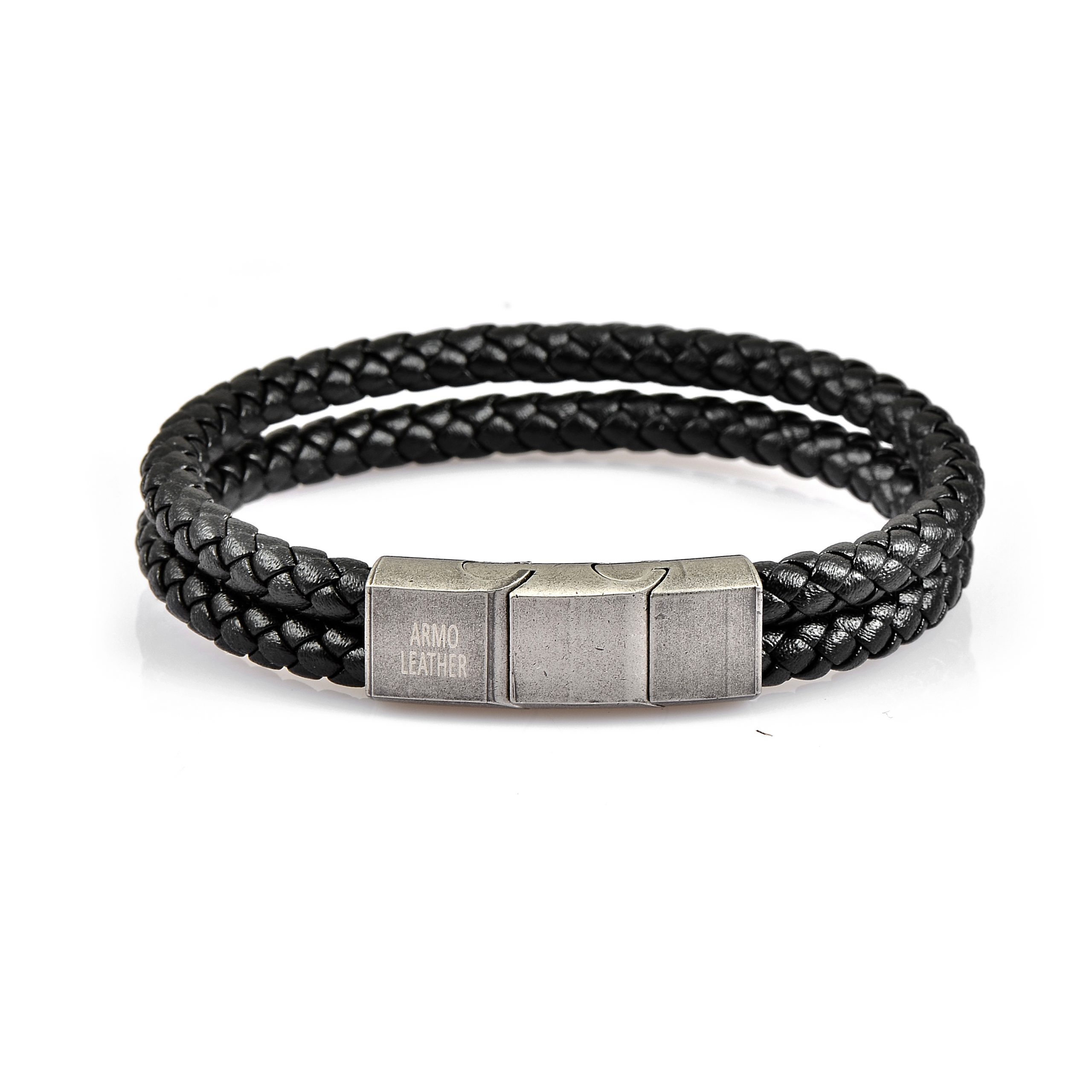 Double braided black-edged