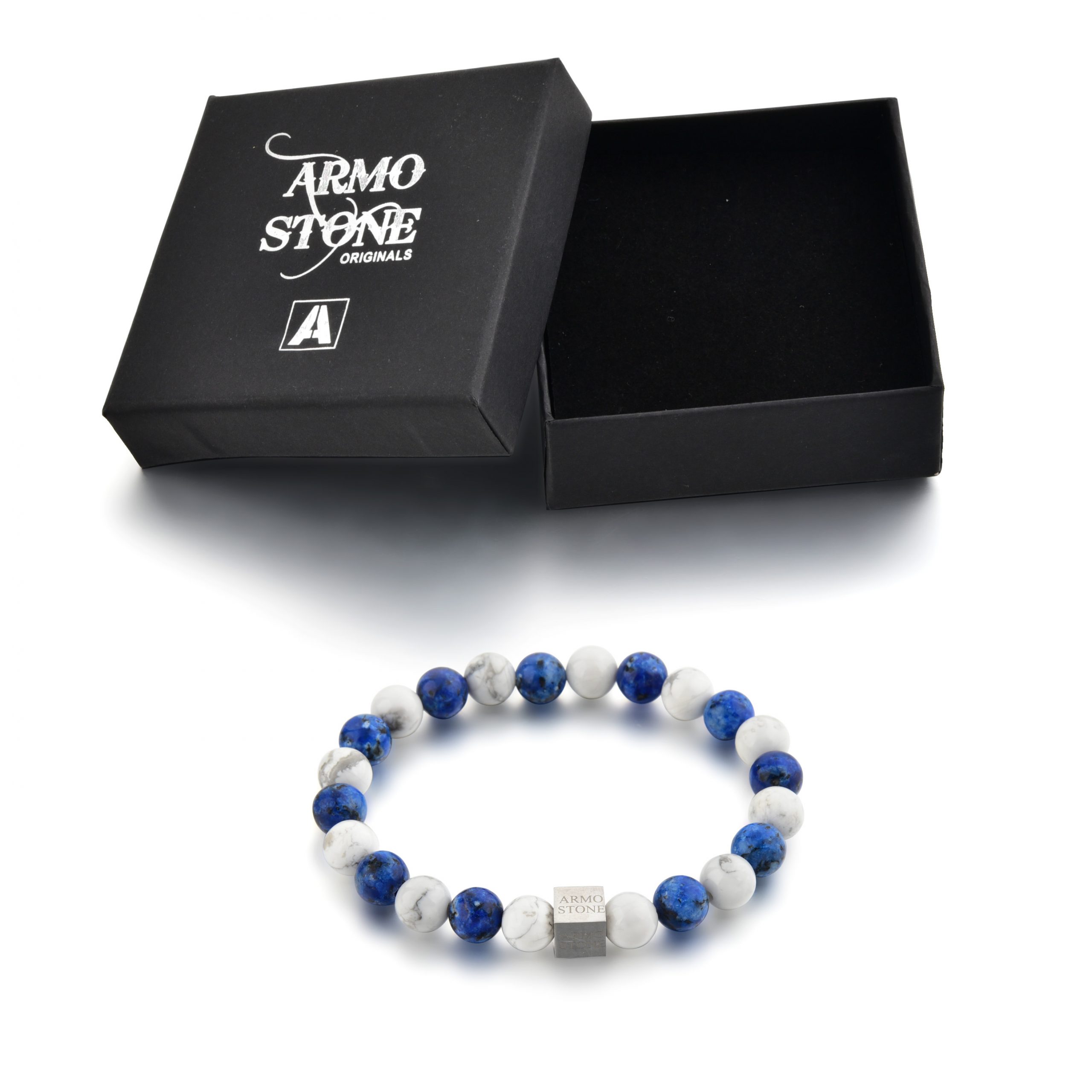 Blue Granite and Howlite box